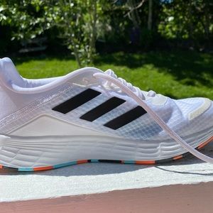 Adidas - Duramo SL K - White /multi-color sole